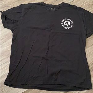 Violent Gentlemen XXL black t shirt two sided